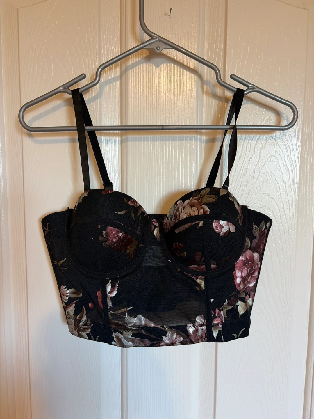 Floral Corset Bustier Top