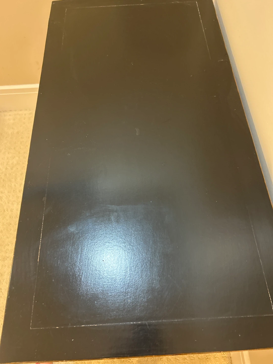 Black Asian-style Media Console Table - photo 3