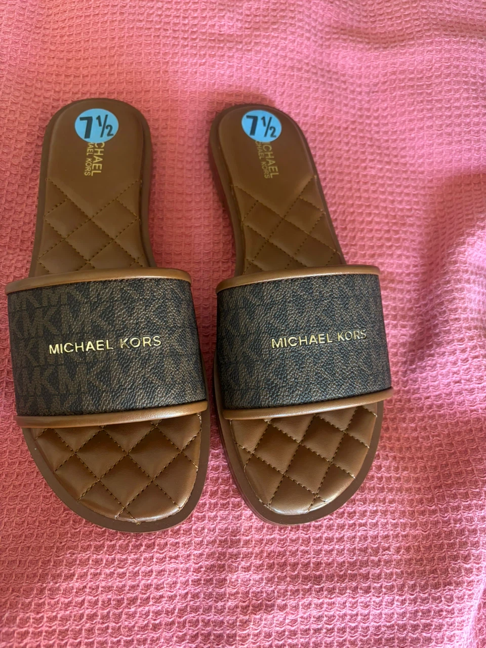 Michael Kors Slides - Size 7.5