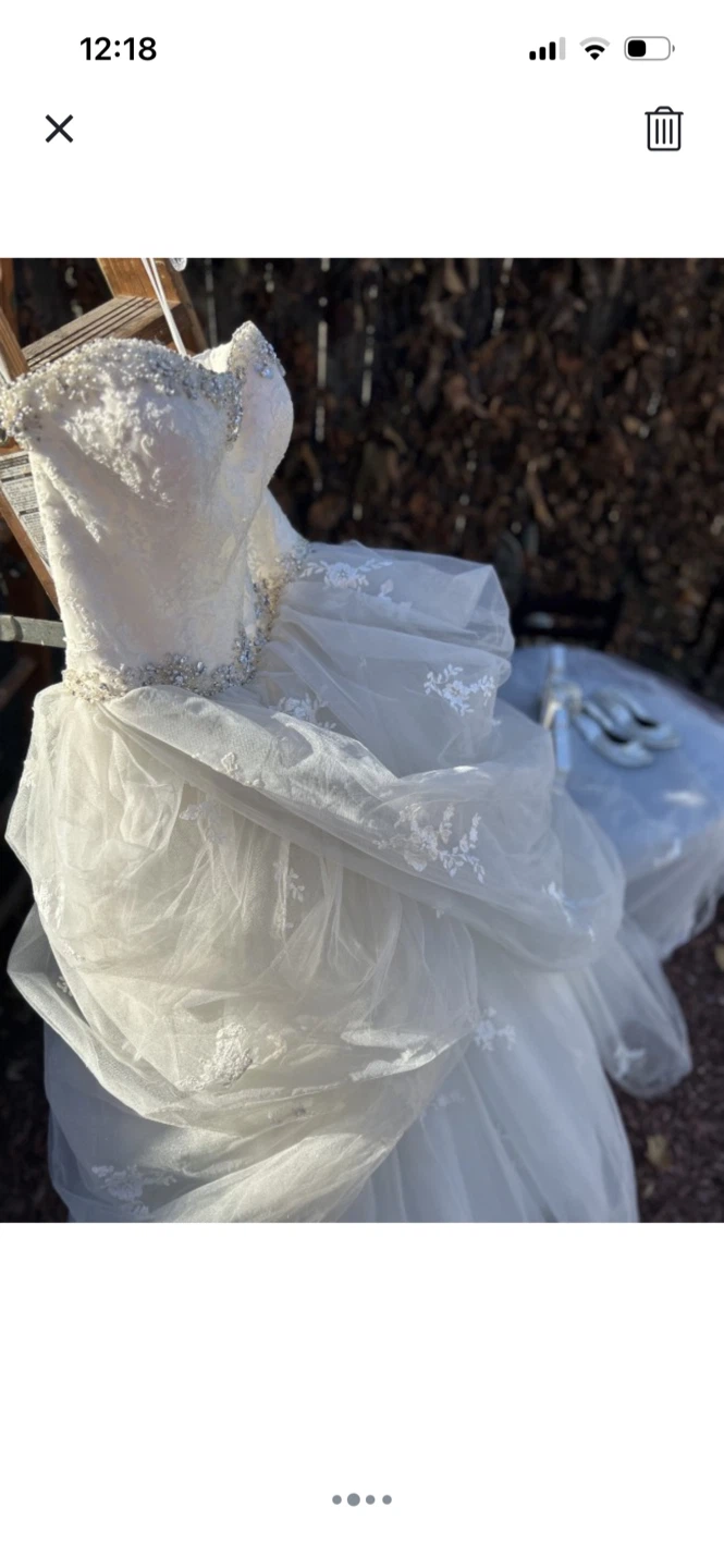 White Wedding Dress - photo 4