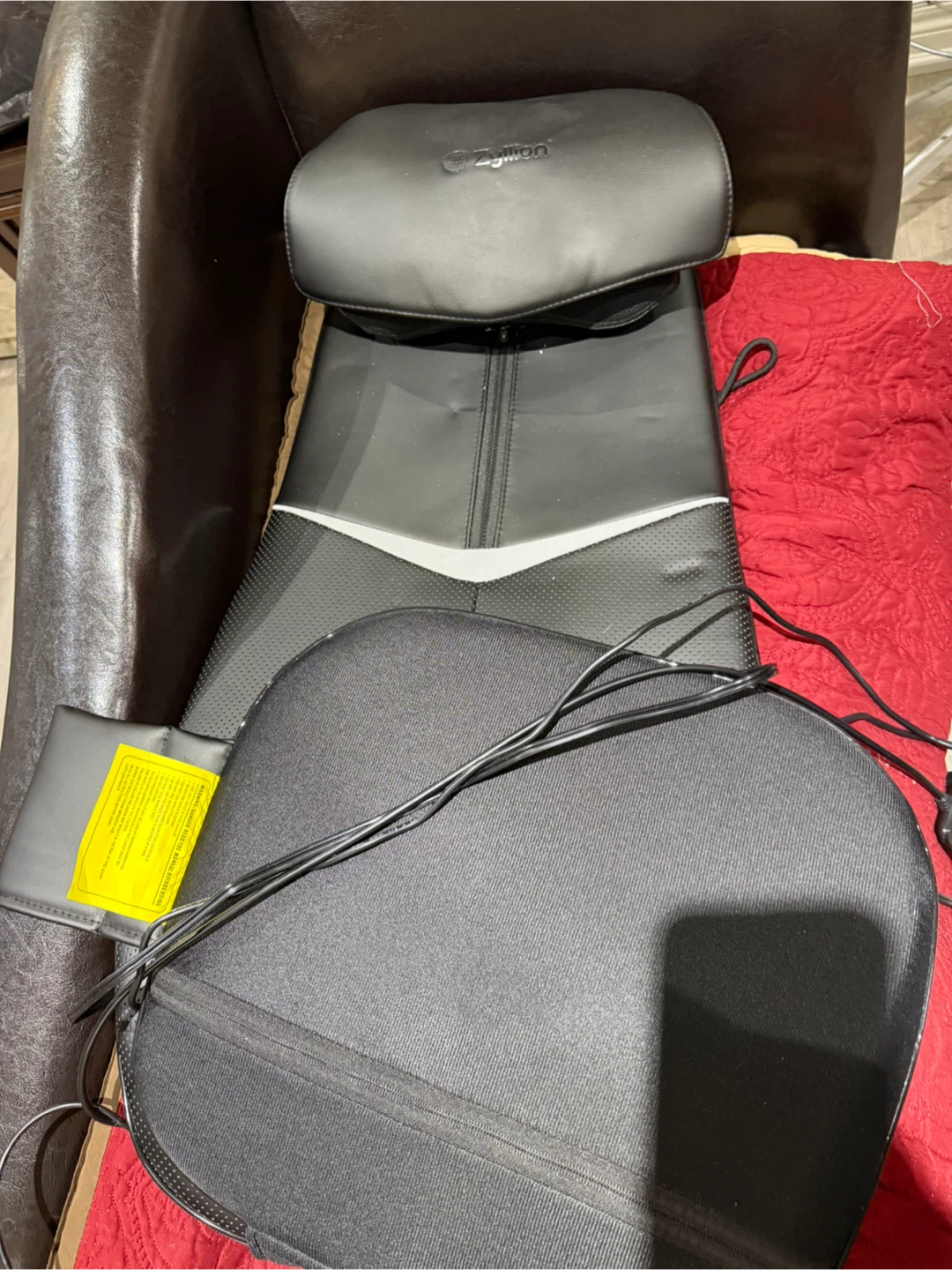 Zyllion Shiatsu Neck and Back Massager Cushion Pad (ZMA-33) - photo 3
