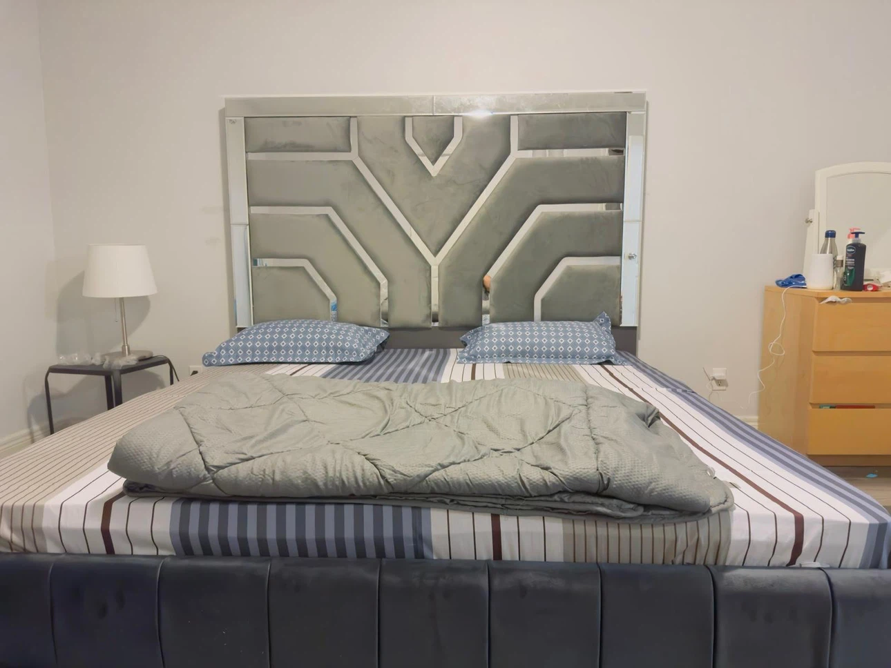 Bed Frame and side table - photo 2