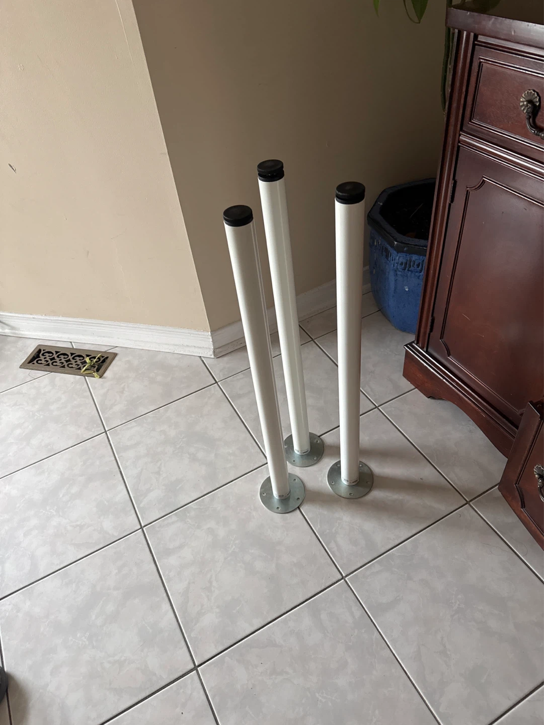 IKEA ADILS Legs (Set of 3) White - photo 3