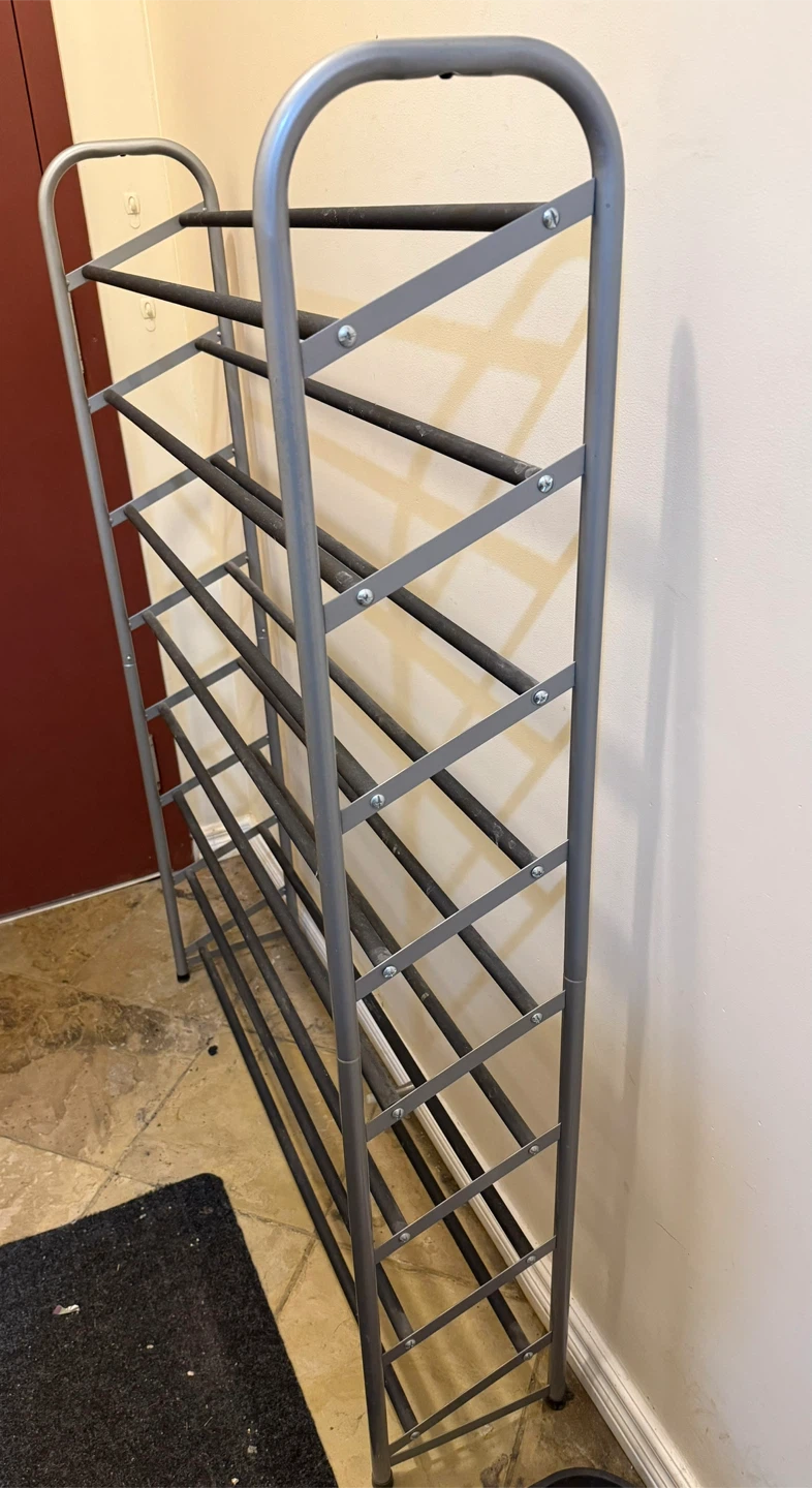 Multi-tier Metal Shoe Rack - photo 2