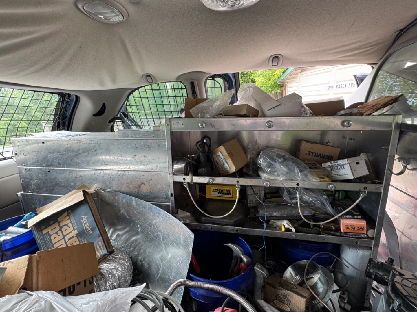Commercial Aluminum Van Utility storage and Partition - photo 4