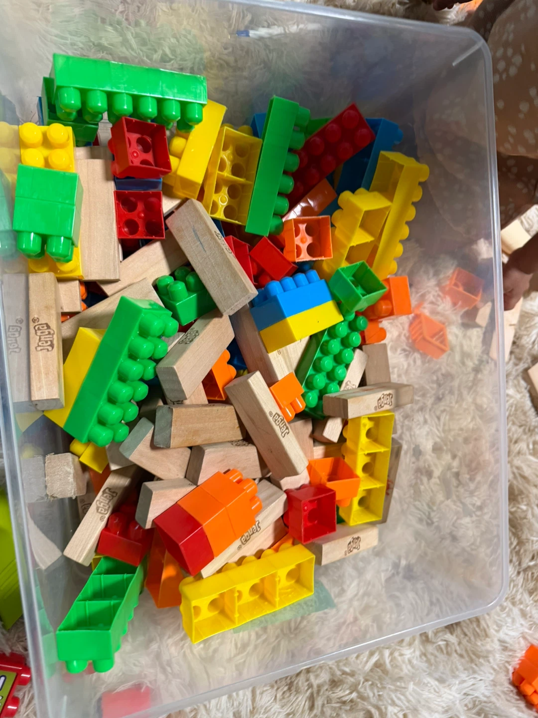 Jenga and Building Blocks Toy Set