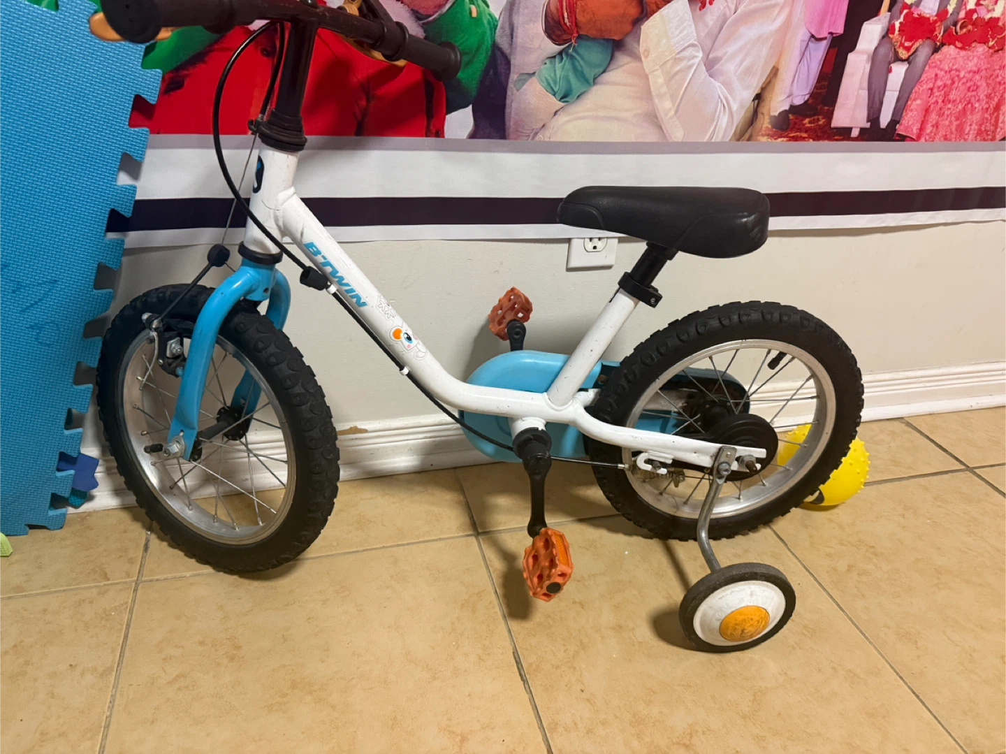 B'TWIN 12" Kids Bike with Training Wheels - photo 2