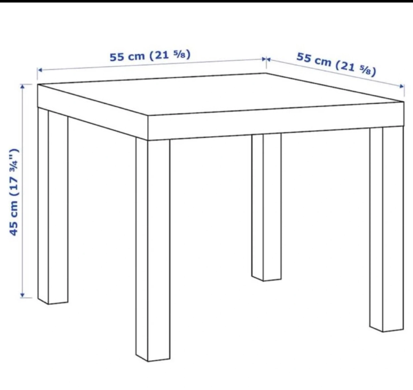 Side Table - White - photo 3