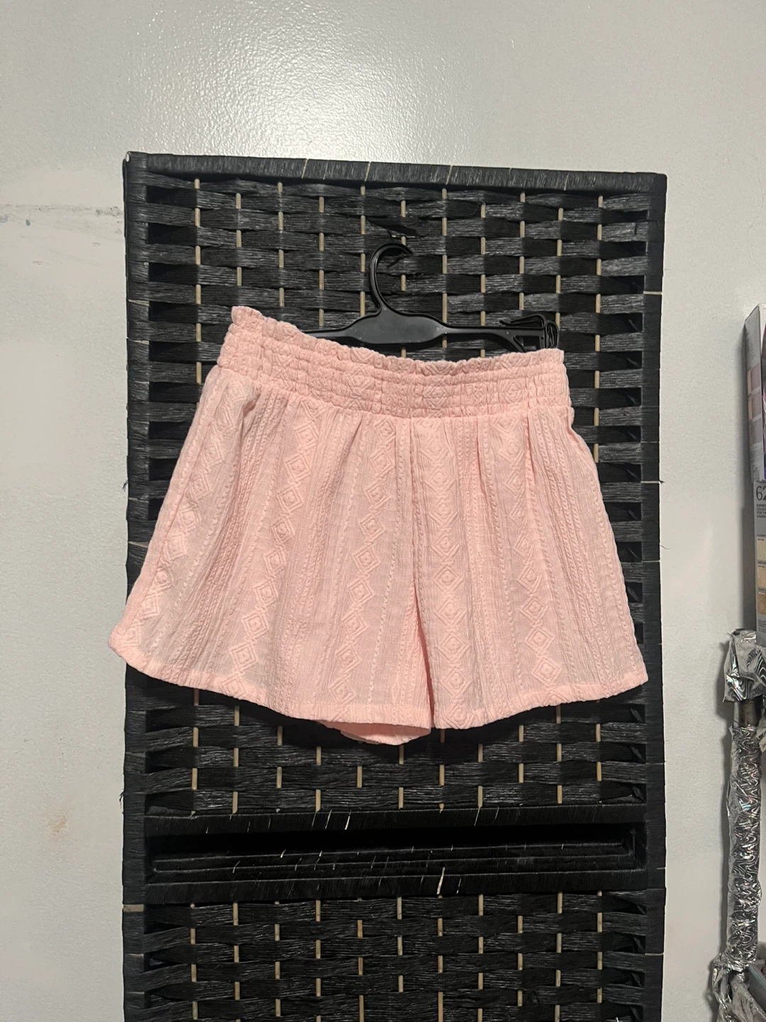 Pink Embroidered Shorts kids 7