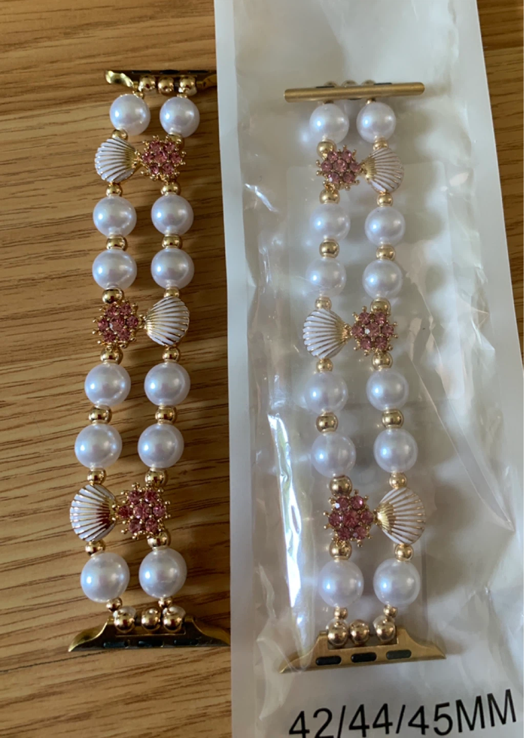 REALSiGN Stretchy Pearl Watch Band for Apple Watch 42/44/45mm - photo 5