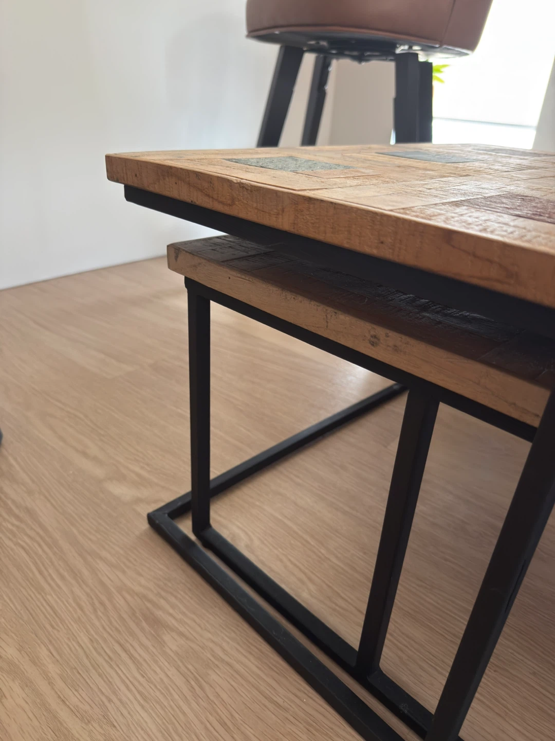 Set of 2 Nesting Coffee Tables - photo 3