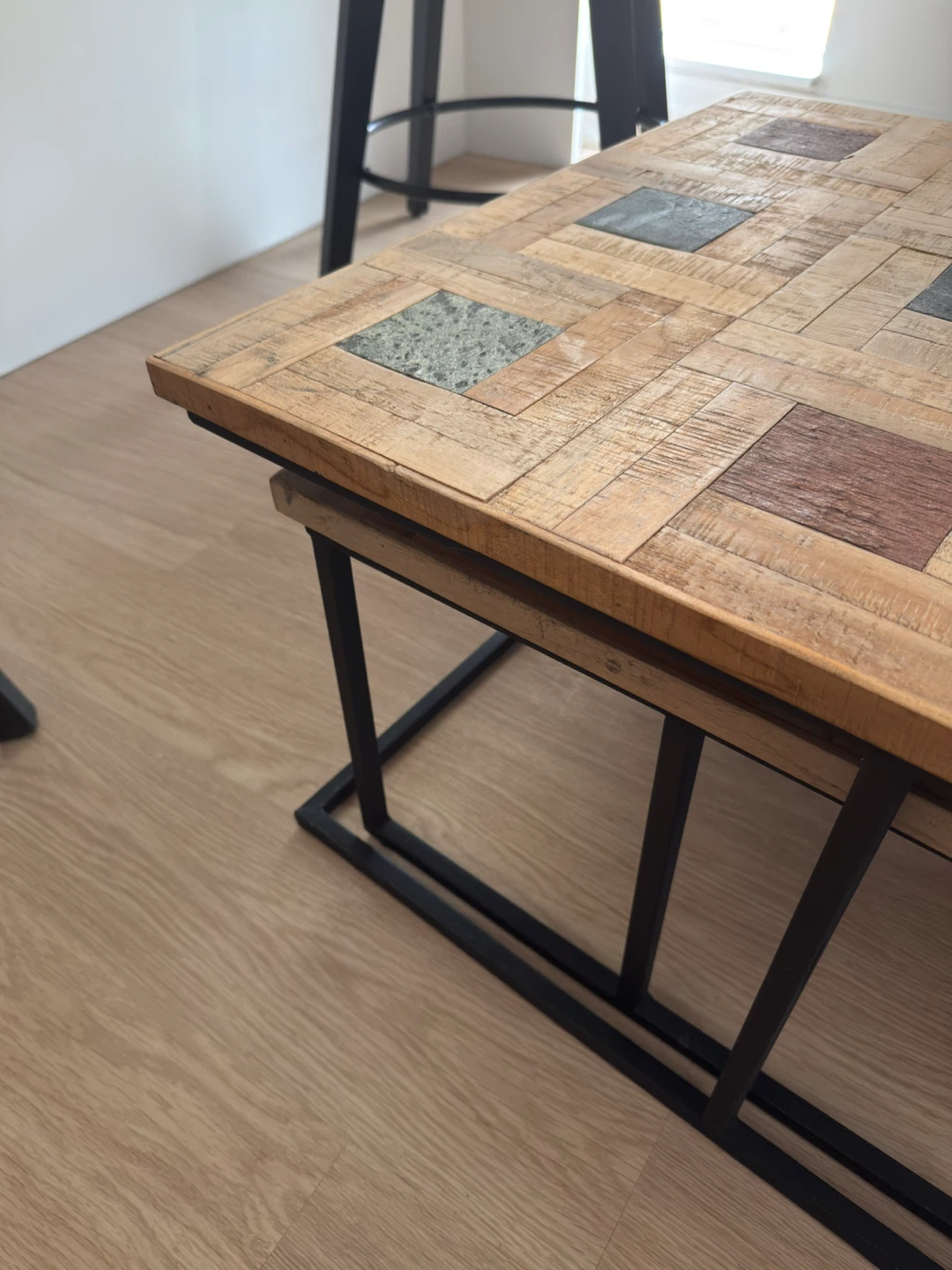 Set of 2 Nesting Coffee Tables - photo 4
