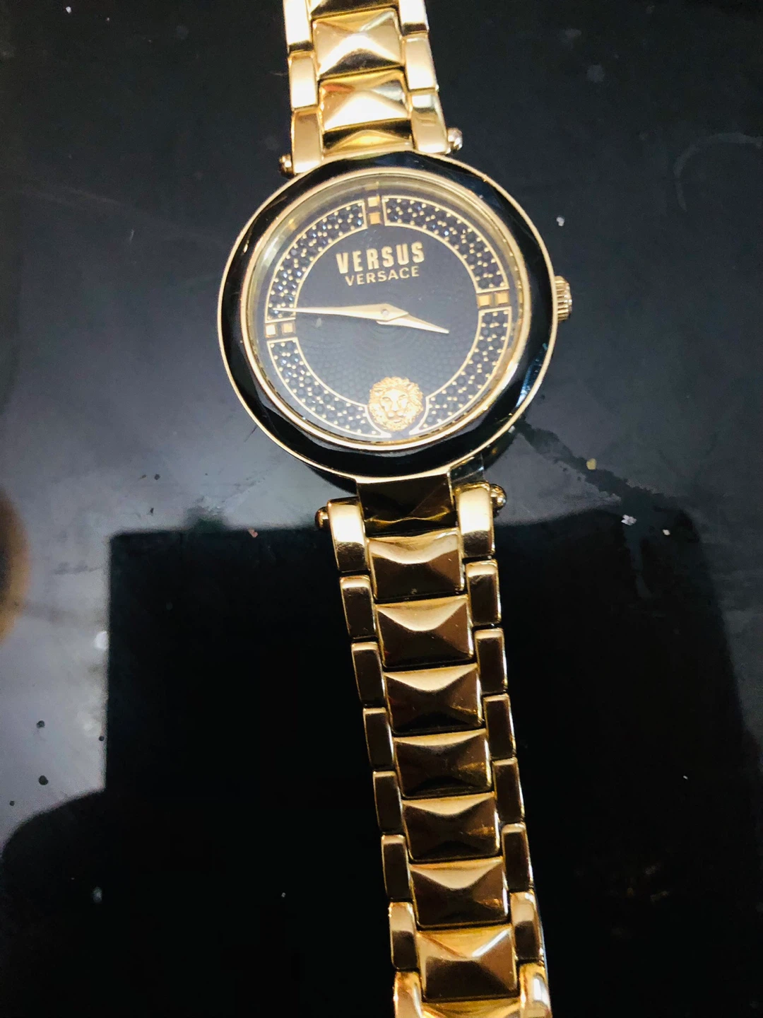 Versus Versace Gold Tone Watch unisex