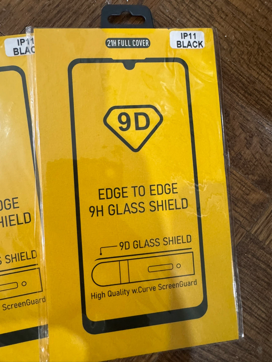3 x 9D Edge to Edge Glass Screen Protectors for iPhone 11 Black