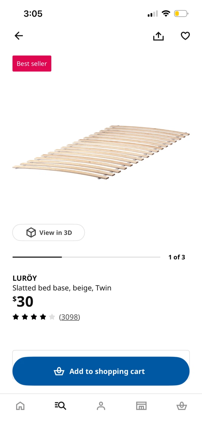 IKEA LUROY Slats twin - photo 3