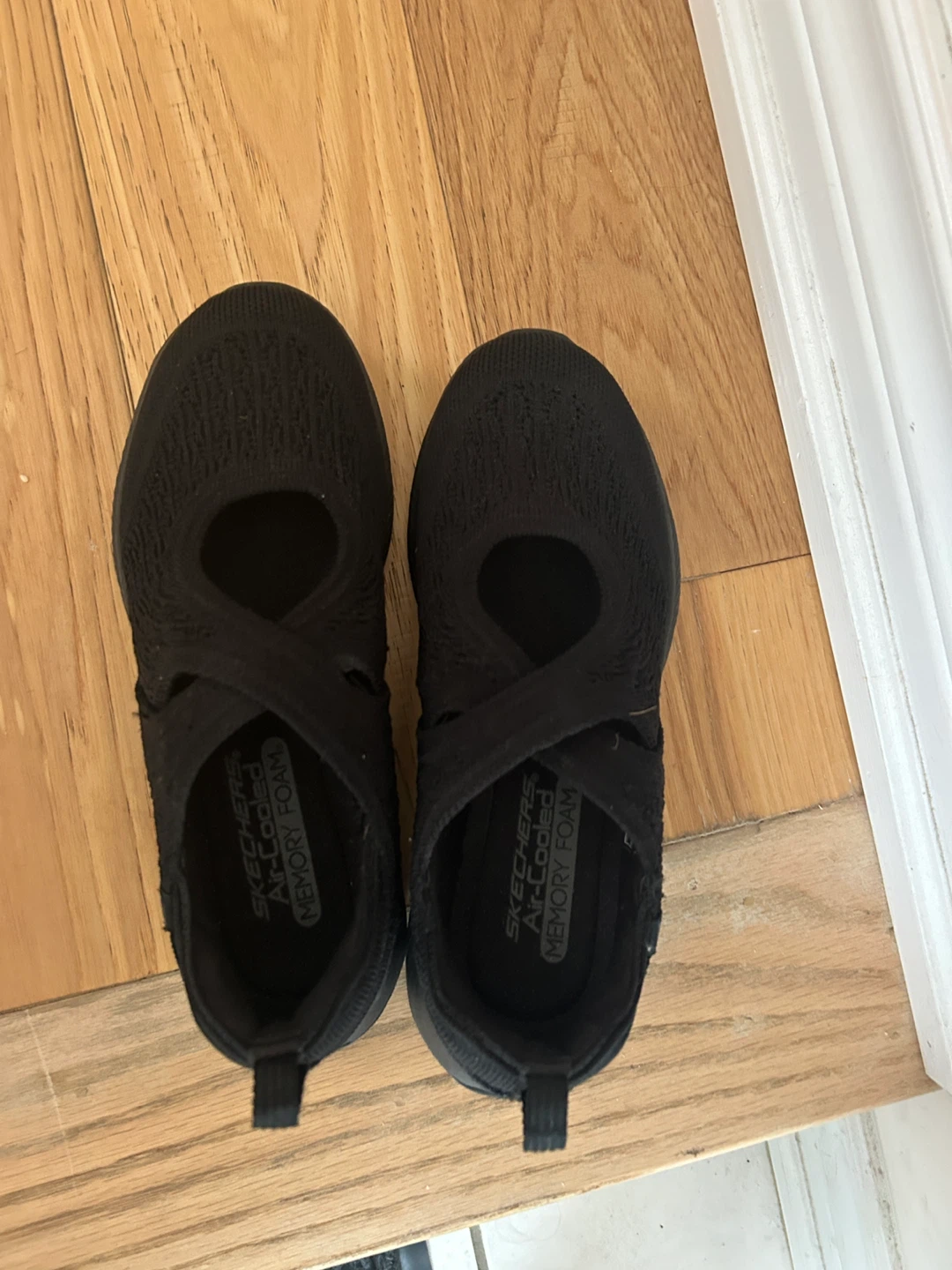 Skechers Air-Cooled Memory Foam Black Mary Jane Shoes - photo 2