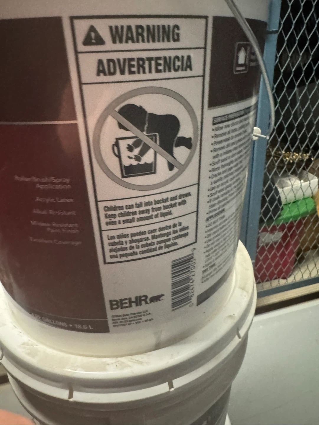 5 gal. White Flat Latex Masonry, Stucco - photo 5