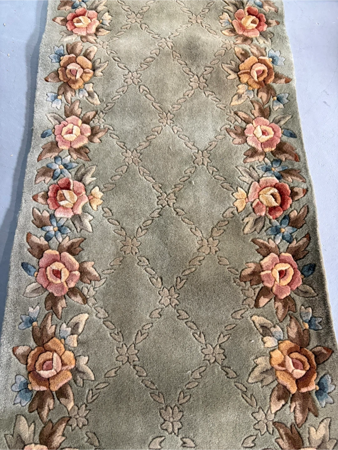 Vintage Royal Wool Runner Rug - photo 2