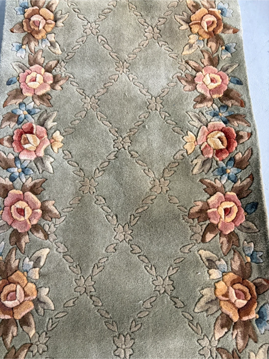 Vintage Royal Wool Runner Rug - photo 3