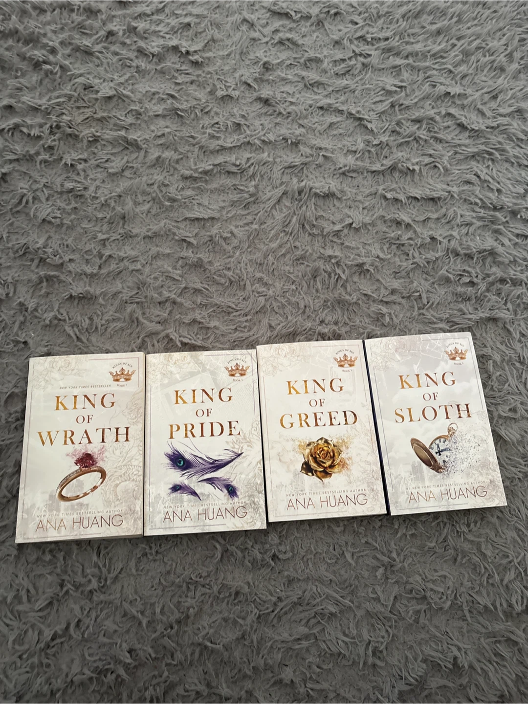 King of Wrath, Pride, Greed, and Sloth Books by Ana Huang