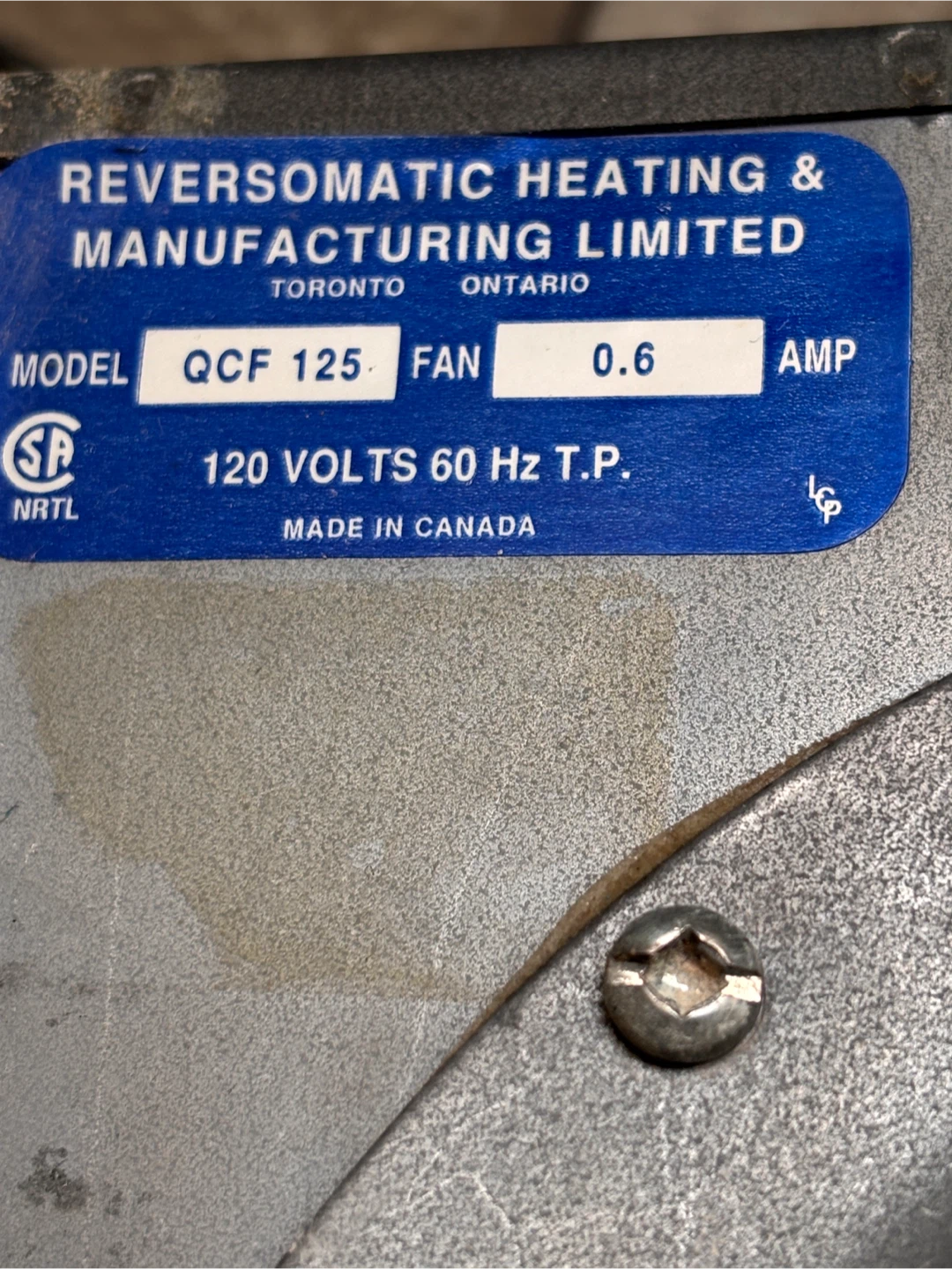 Reversomatic QCF 125 bathroom Fan exhaust - photo 3