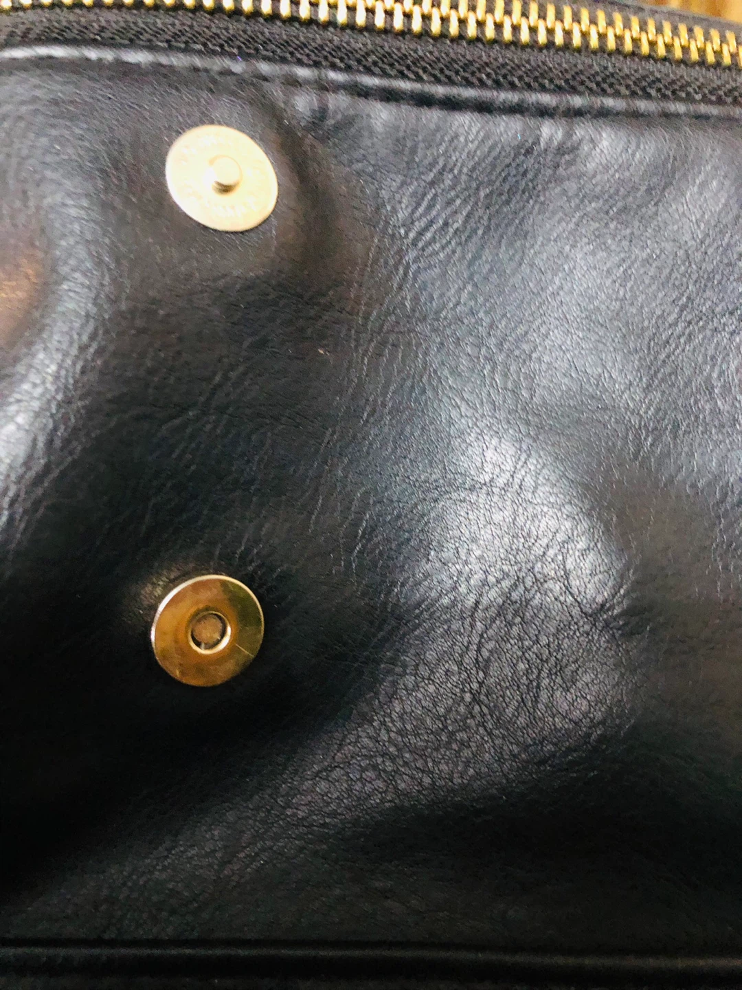 Versace Black  Leather Backpack with Gold Medusa Detail - photo 5