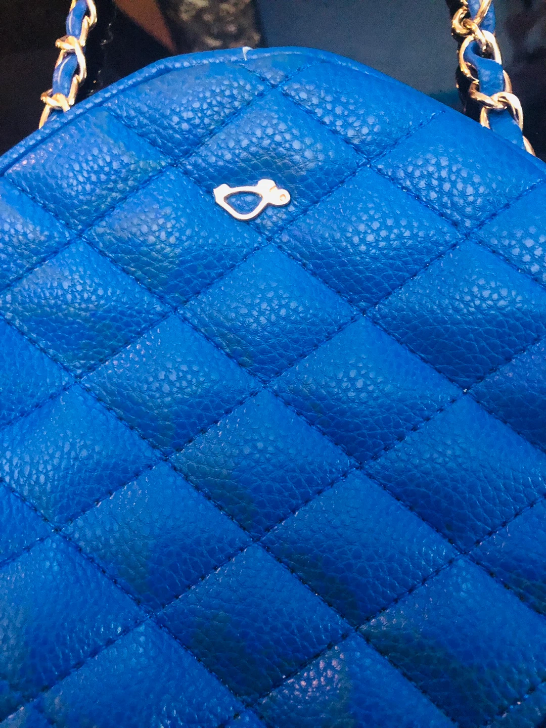 Carpisa Blue Quilted Handbag made in Italy - photo 3