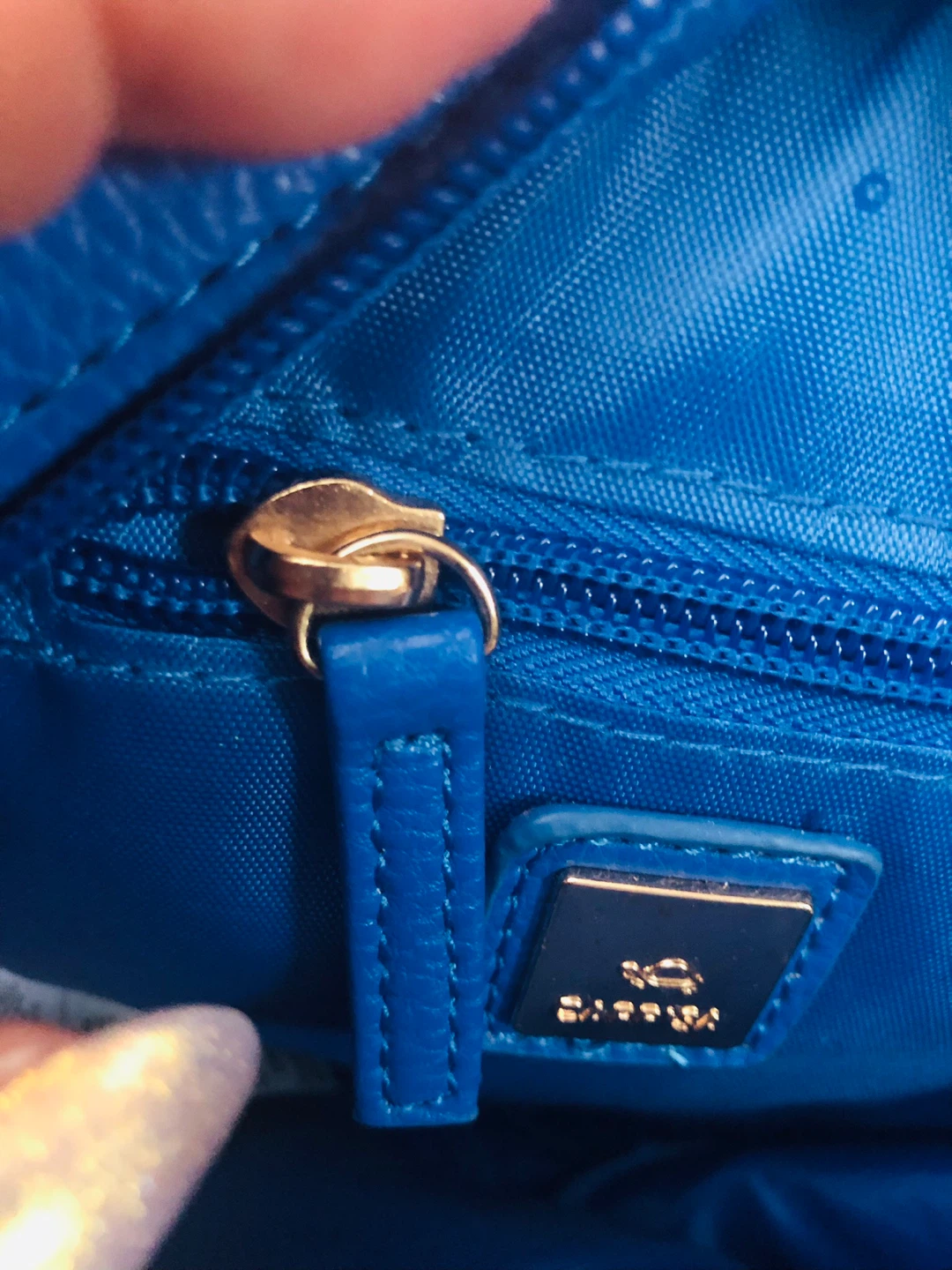 Carpisa Blue Quilted Handbag made in Italy - photo 2