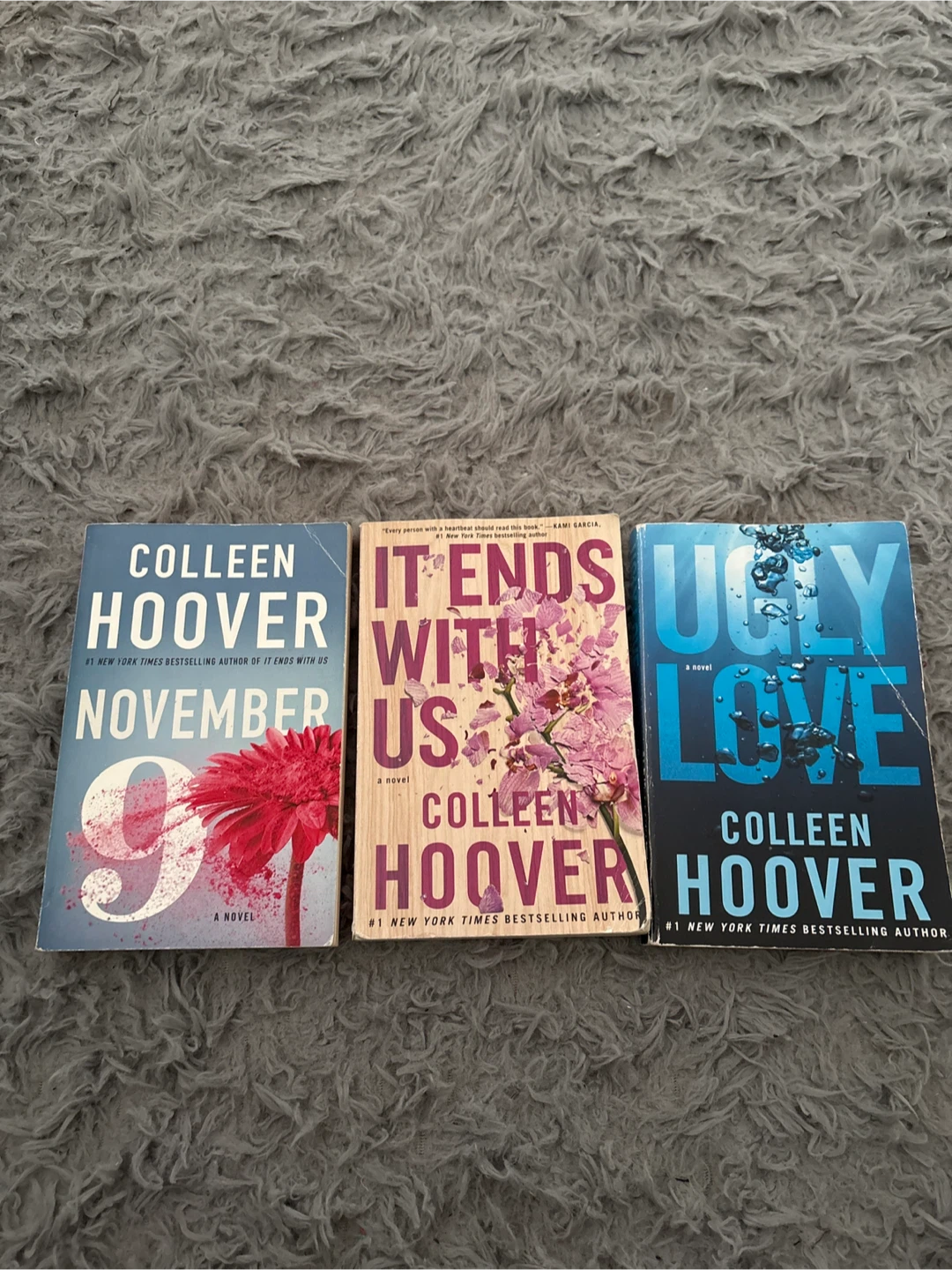 Colleen Hoover Novels: November 9, It Ends With Us, Ugly Love