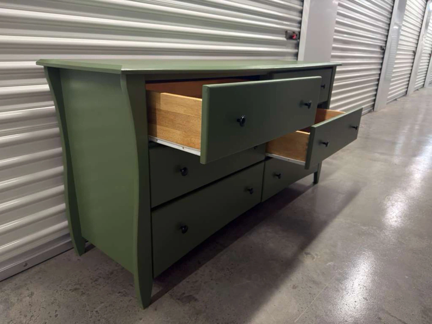 🚨Free Delivery NJ/NY Avocado Solid Wood Dresser - 6 Drawers - photo 5