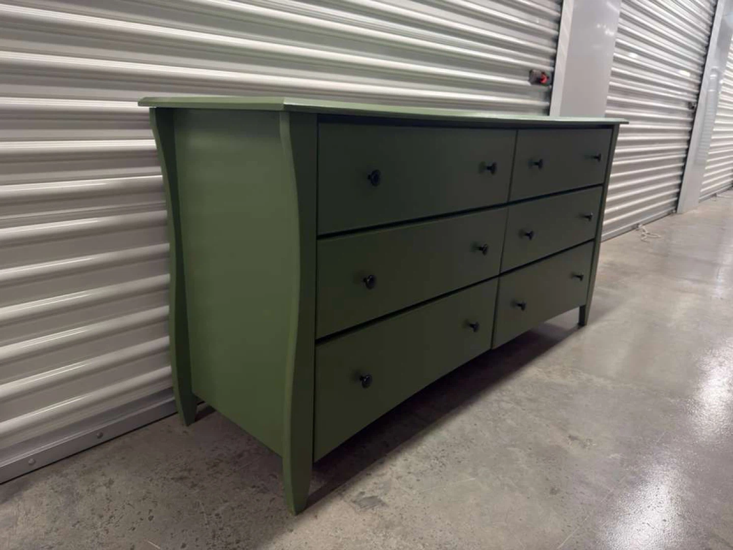 🚨Free Delivery NJ/NY Avocado Solid Wood Dresser - 6 Drawers - photo 2