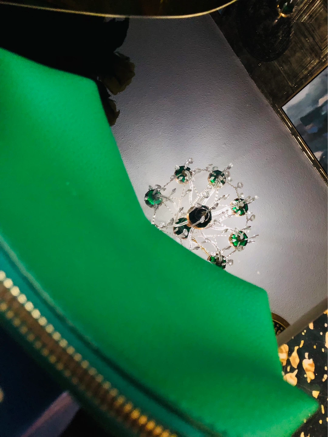 Green Leather YSL Shoulder Bag - photo 3