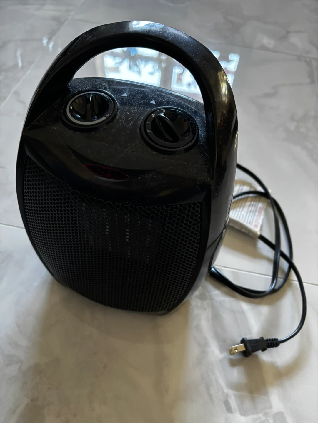 Black Space Heater