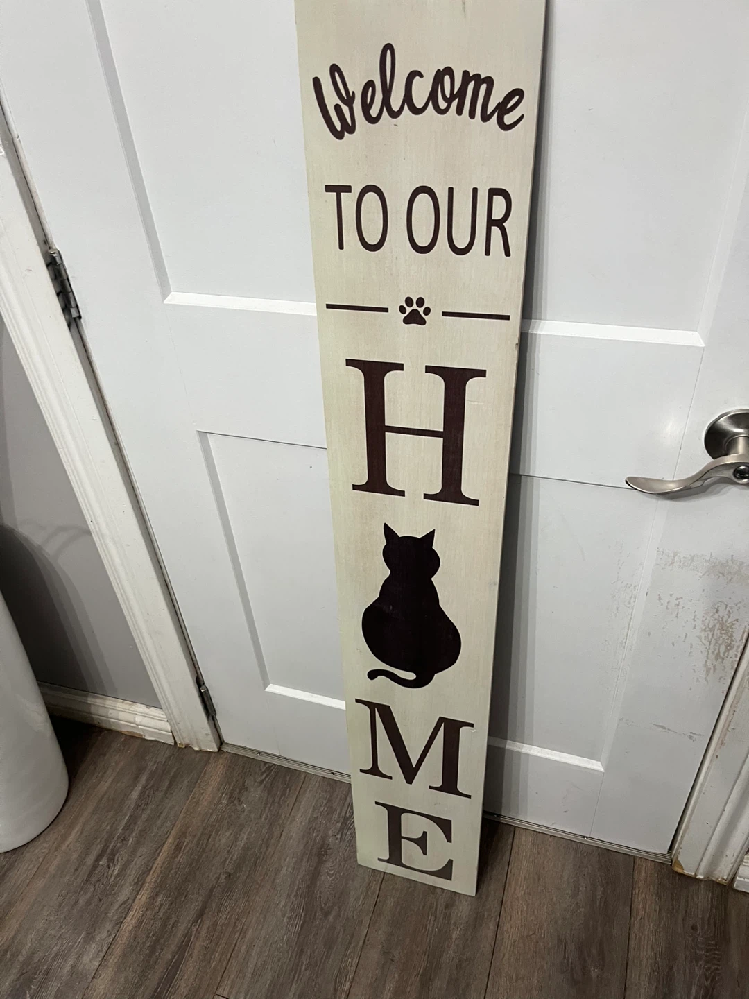 Wooden Welcome to Our Home Porch Sign - photo 2