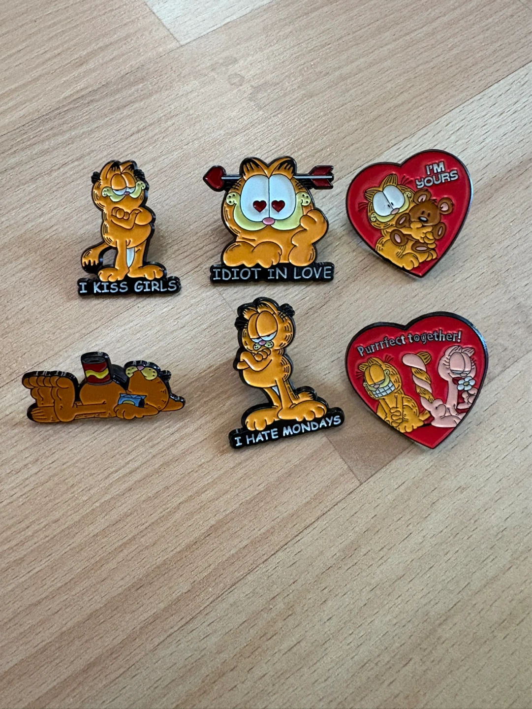 Garfield Pins $5 each firm