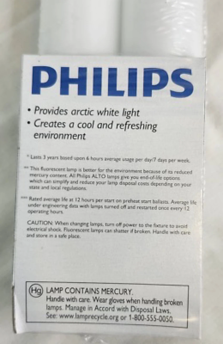 Philips F96T12/C50 Supreme 96" Fluorescent Tube Light Bulb - photo 5