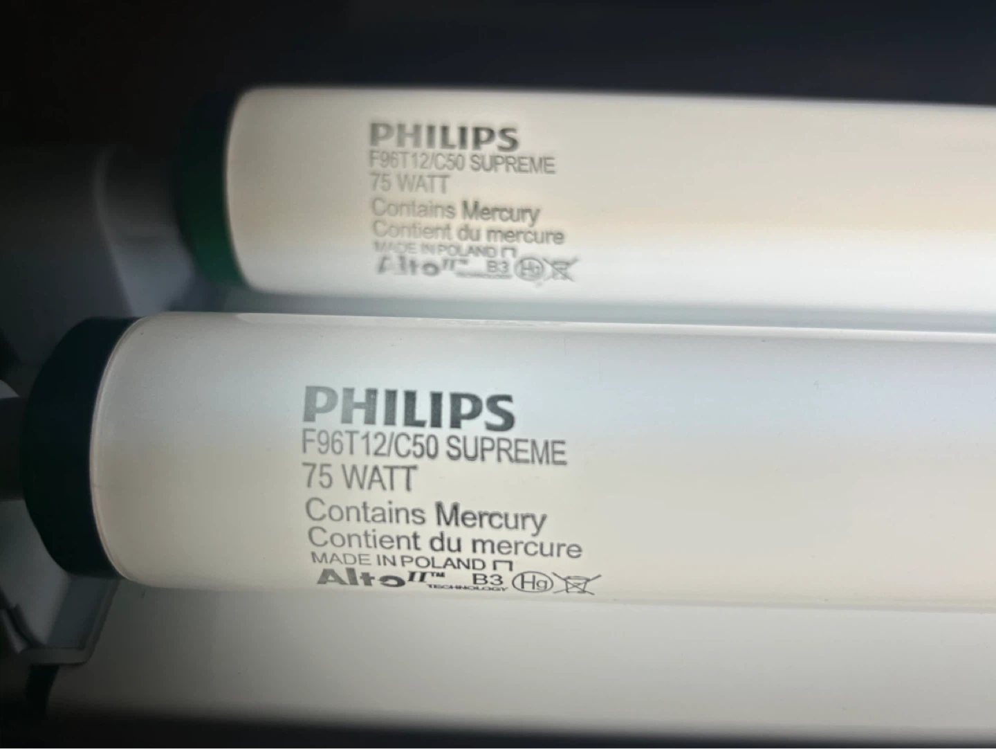Philips F96T12/C50 Supreme 96" Fluorescent Tube Light Bulb