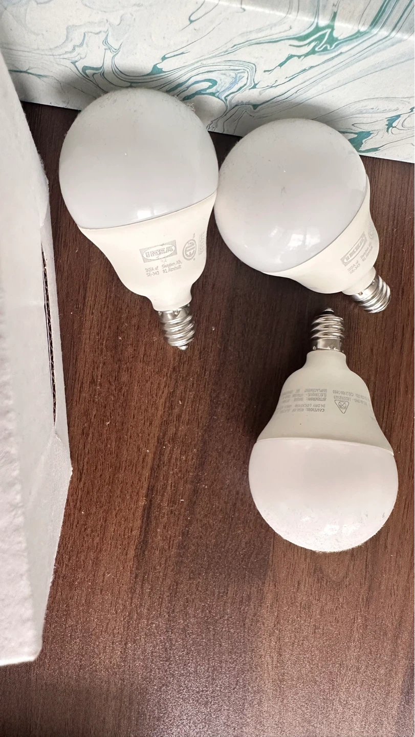 IKEA LED Light Bulbs - 3 Pack