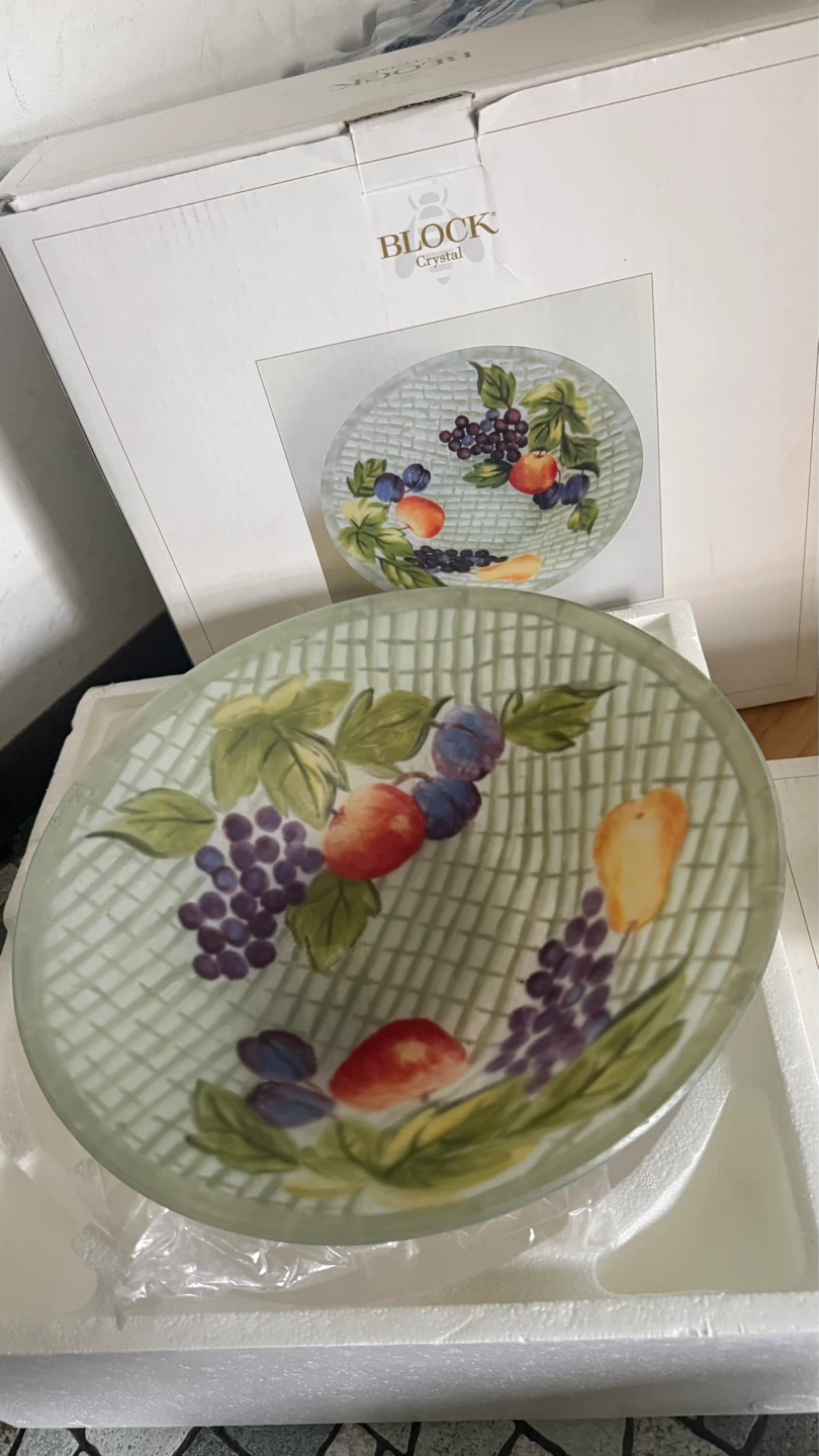 BLOCK Crystal Fruit Basket 2 set $40 check more photos