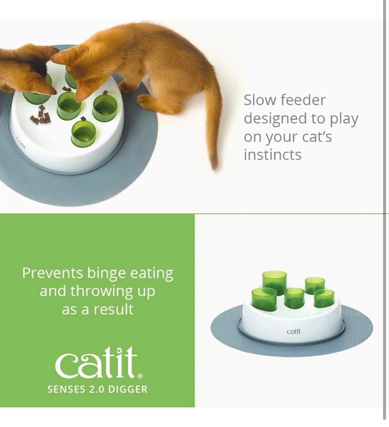 Catit Senses Digger Cat Slow Feeder - photo 3
