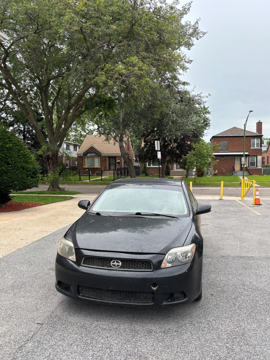 Black Scion tC Coupe