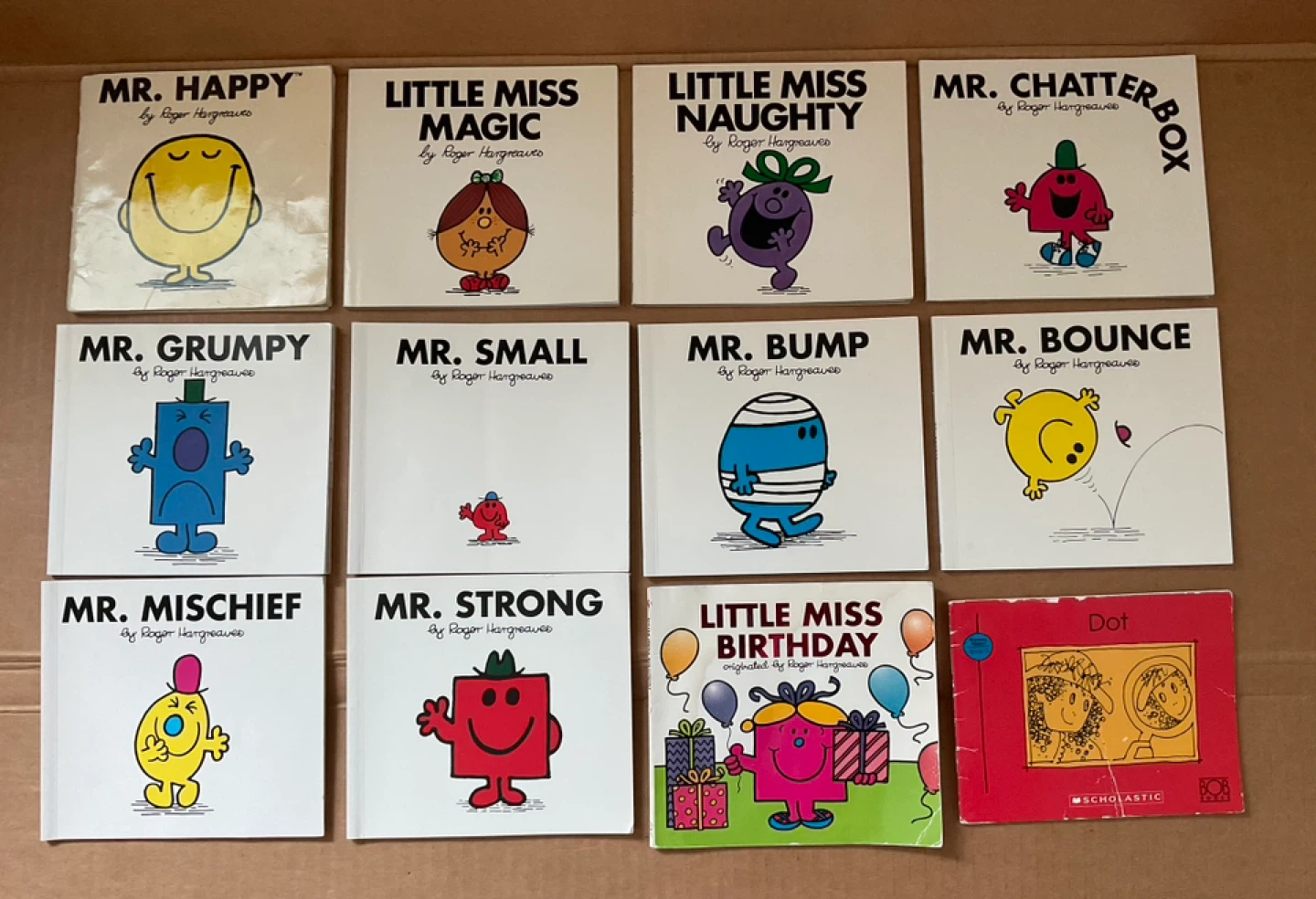 Lot of 11 Mr. Men & Little Miss Books plus 1 Scholastic Bob Book