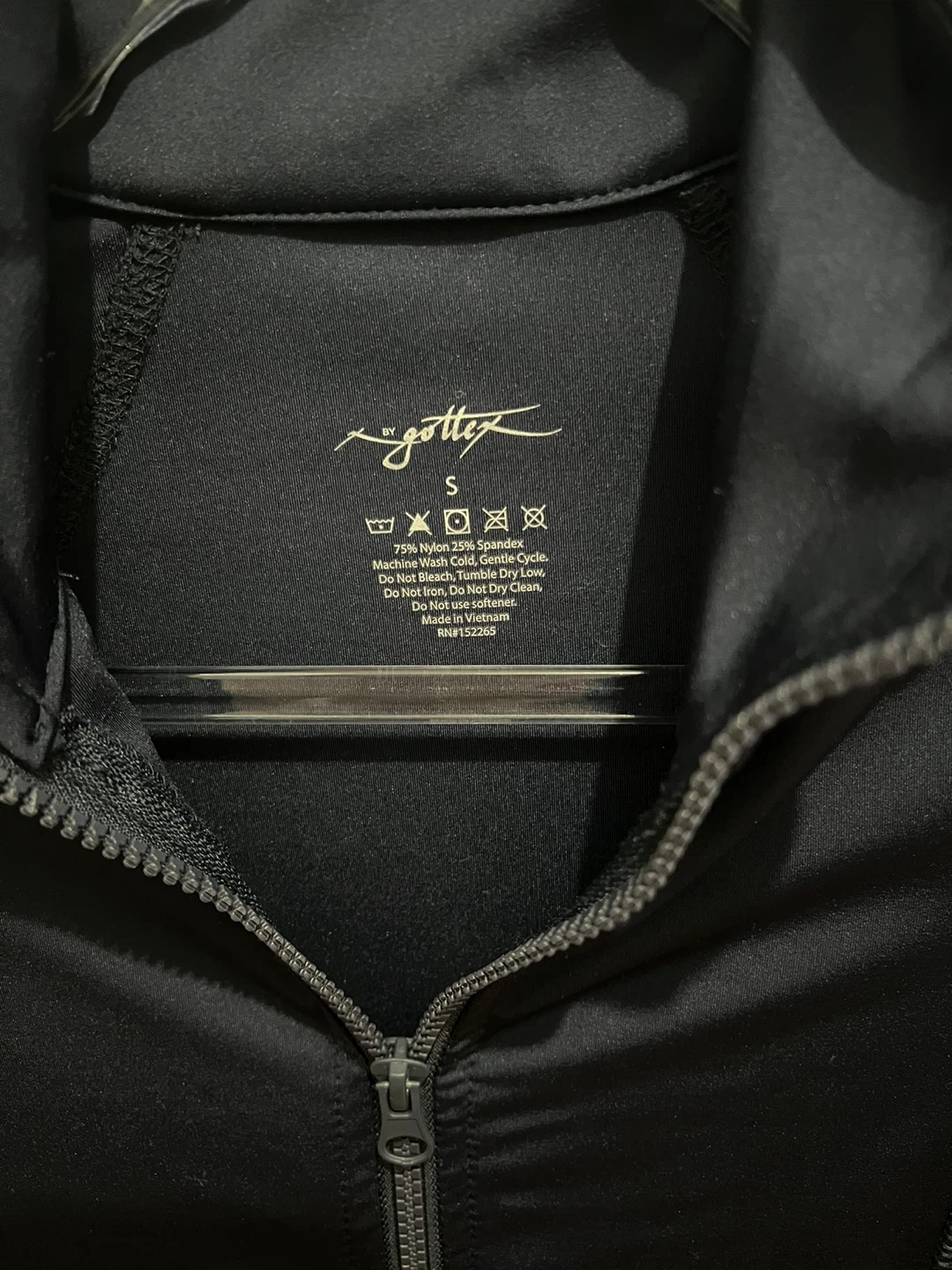 Gotta Black Full Zip Athletic Jacket Size S - photo 3