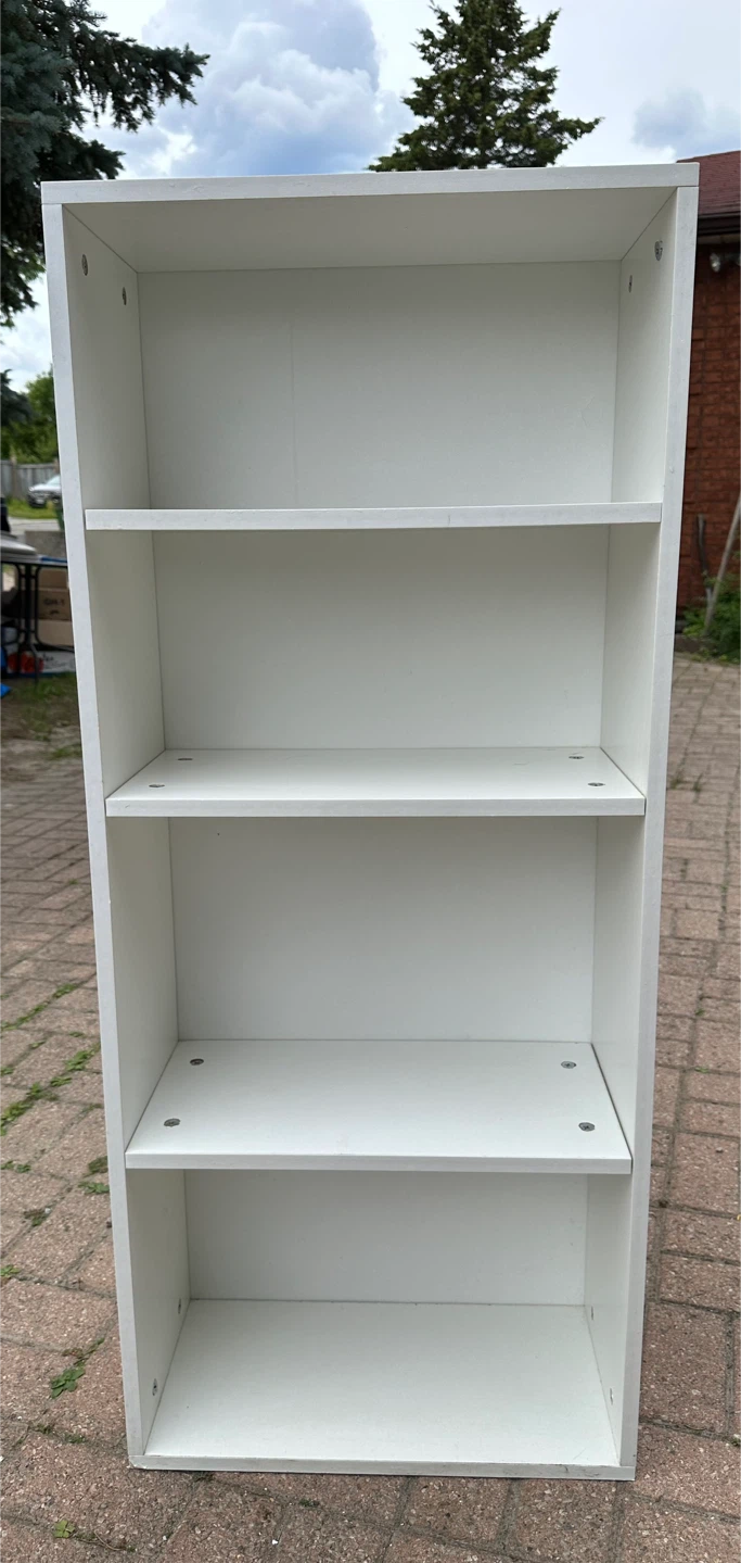 IKEA White 4-Shelf Bookshelf - photo 2