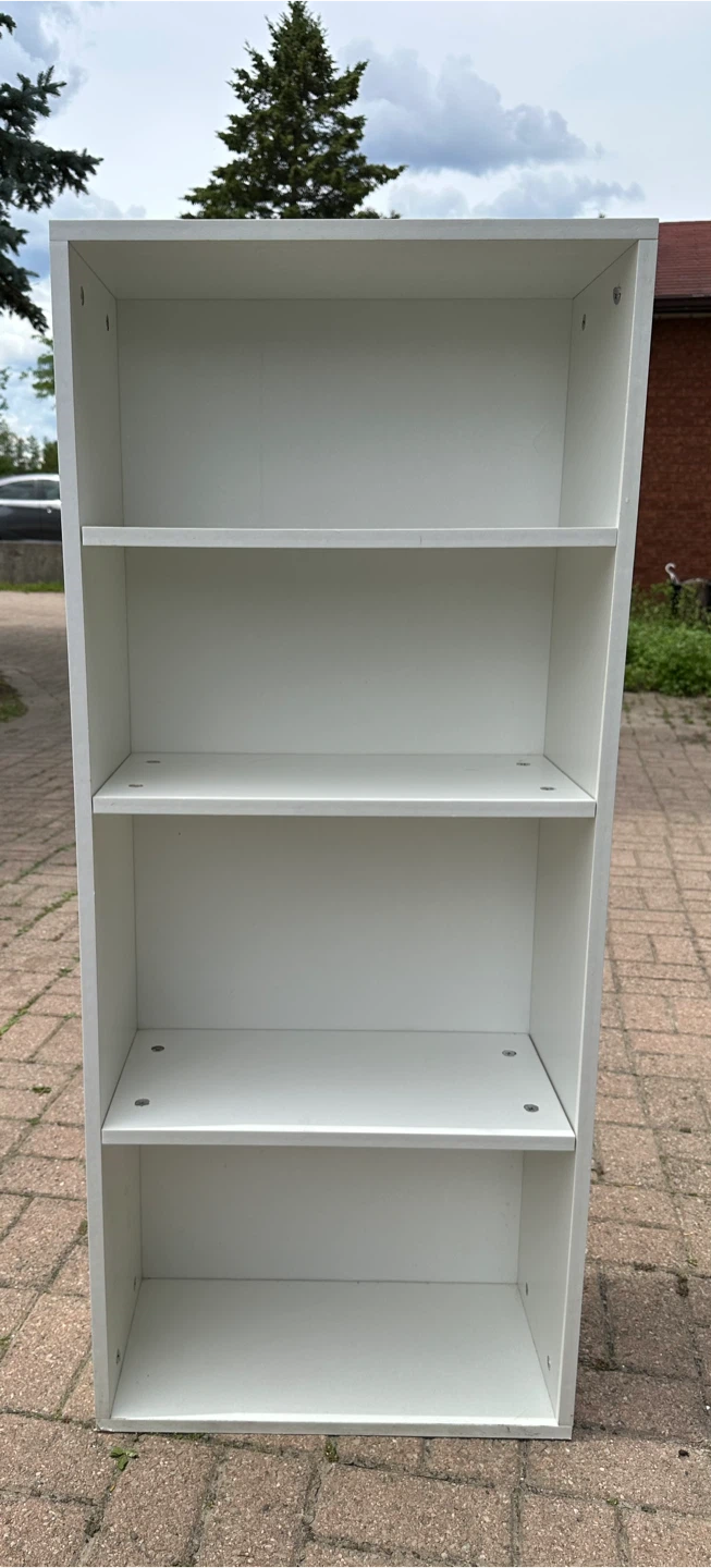 IKEA White 4-Shelf Bookshelf - photo 3