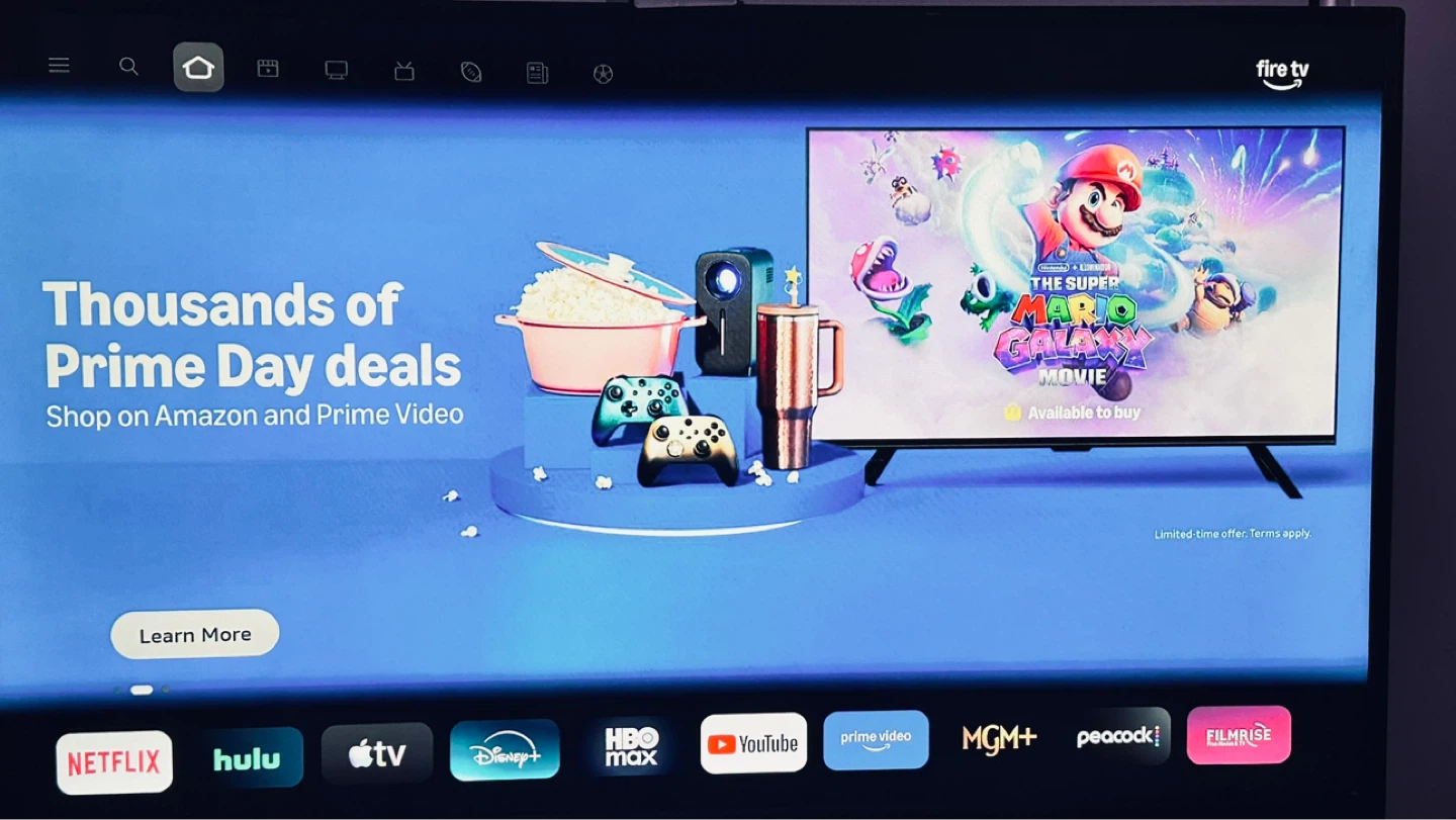 Toshiba 42” Fire TV w FireTV 4k Stick & Remote Control