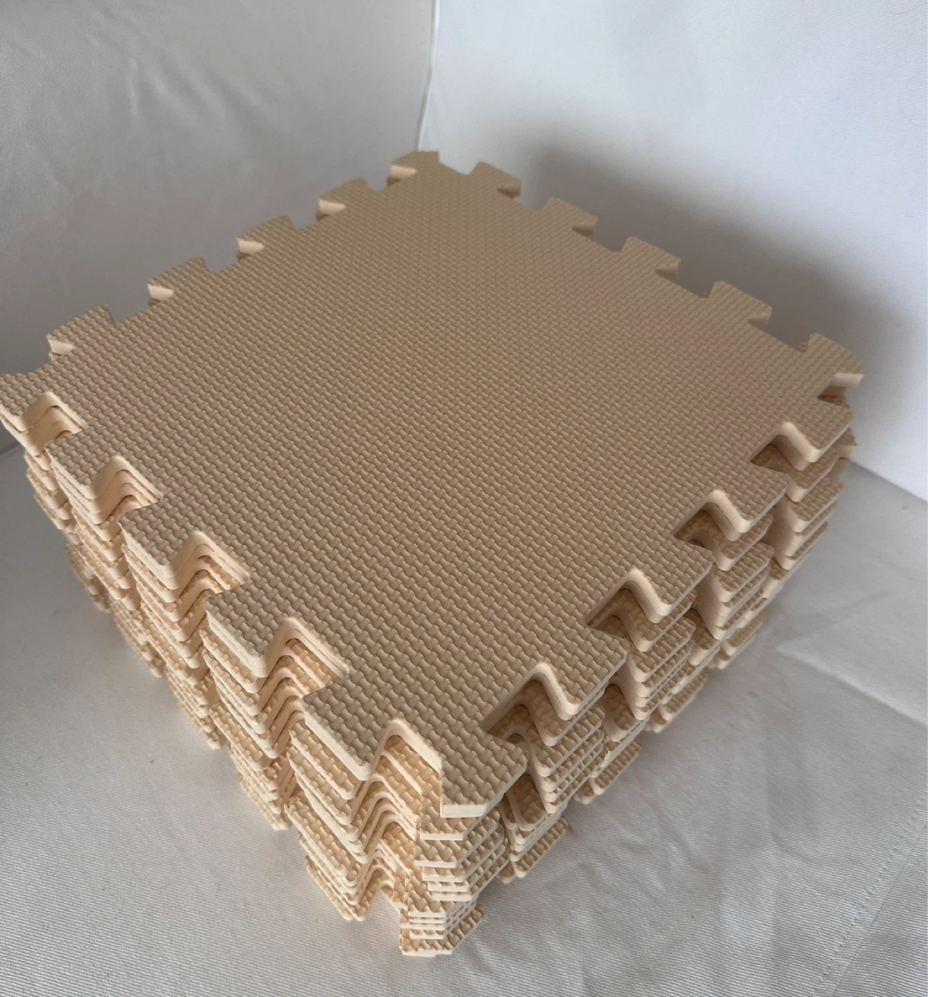 Interlocking Foam Floor Tiles - Beige - photo 3