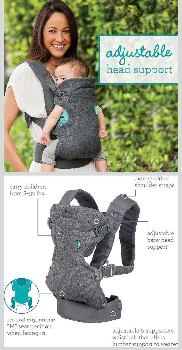 Infantino 4 Ways to Carry Baby Carrier - photo 3