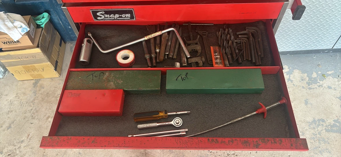 Snap-on Red Tool Chest with Assorted Tools - photo 5