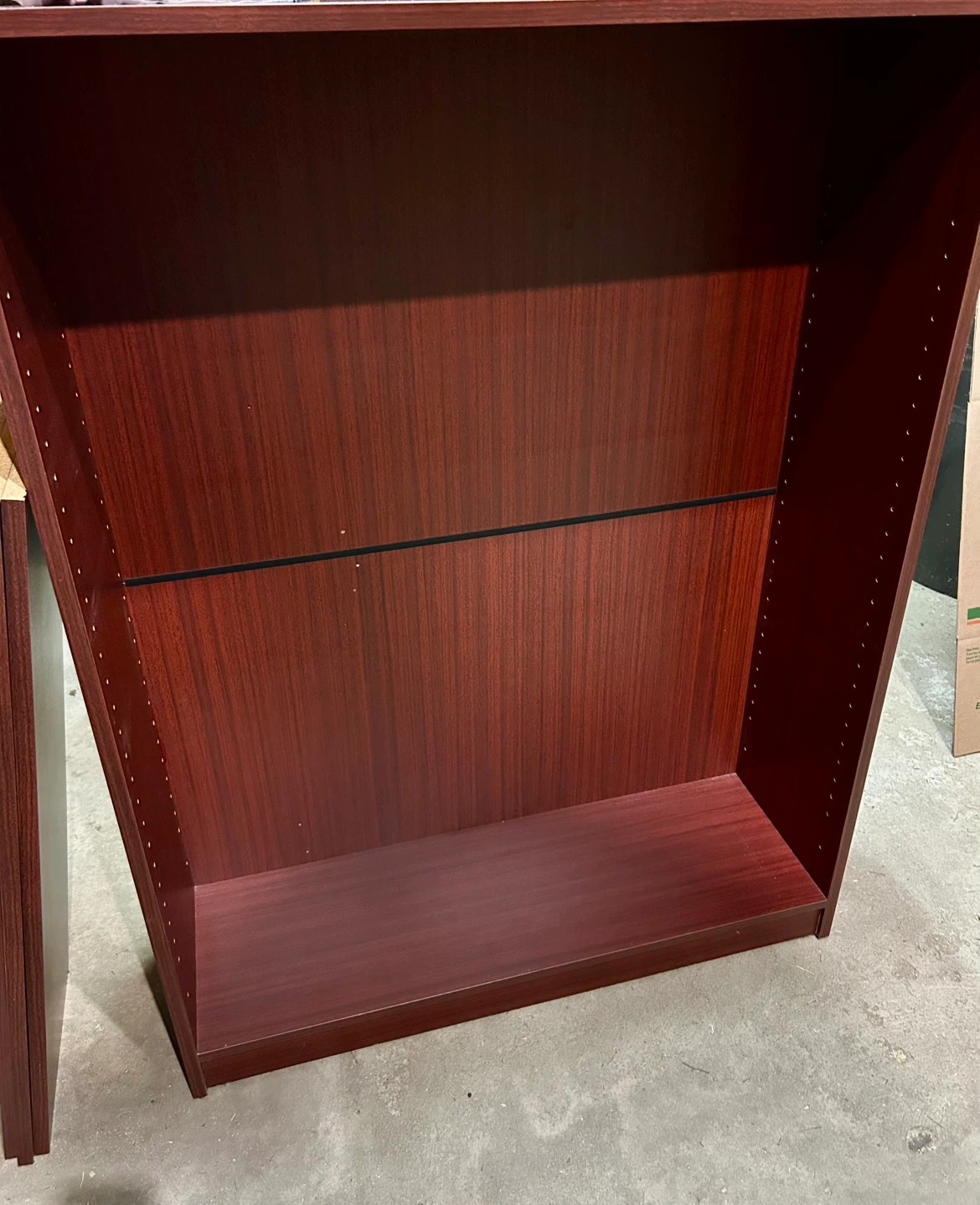 Cherry Wood Veneer Bookshelf